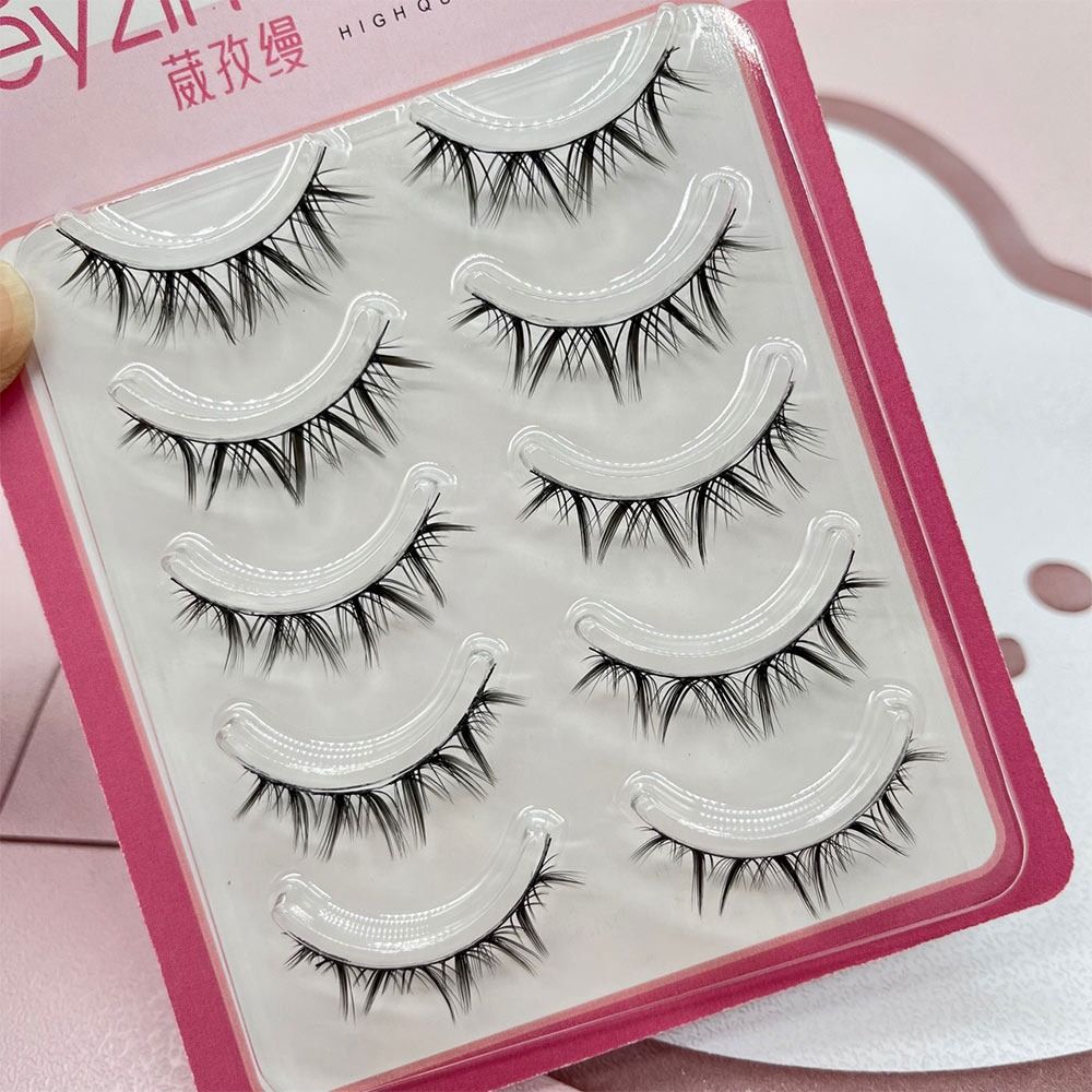 Eyelash Extension Japanese - 5 Pairs Pack Japanese Cosplay False