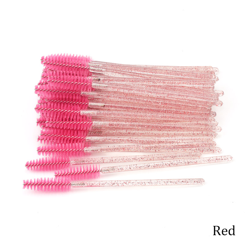 Eyelash Extension For Beginners - 50PCS Eyelash Brushes Disposable Eyelashes Mascara