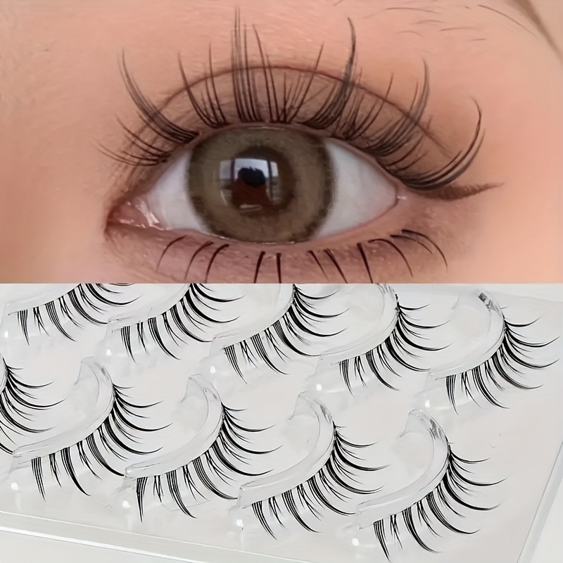 Eyelash Extension Japanese - 5 Pairs False Eyelashes Women Natural