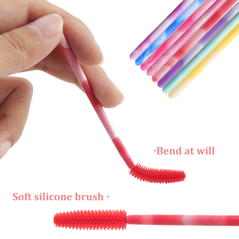50/100Pcs Disposable Silicone  - Eyelash Extension For Beginners ulasan dan harga