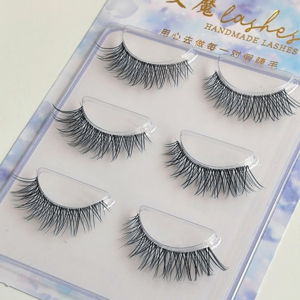 Natural Look False Eyelashes 3 - Eyelash Extension Japanese ulasan dan harga