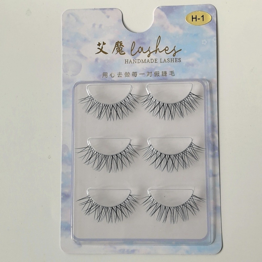 Natural Look False Eyelashes 3 - Eyelash Extension Japanese ulasan dan harga
