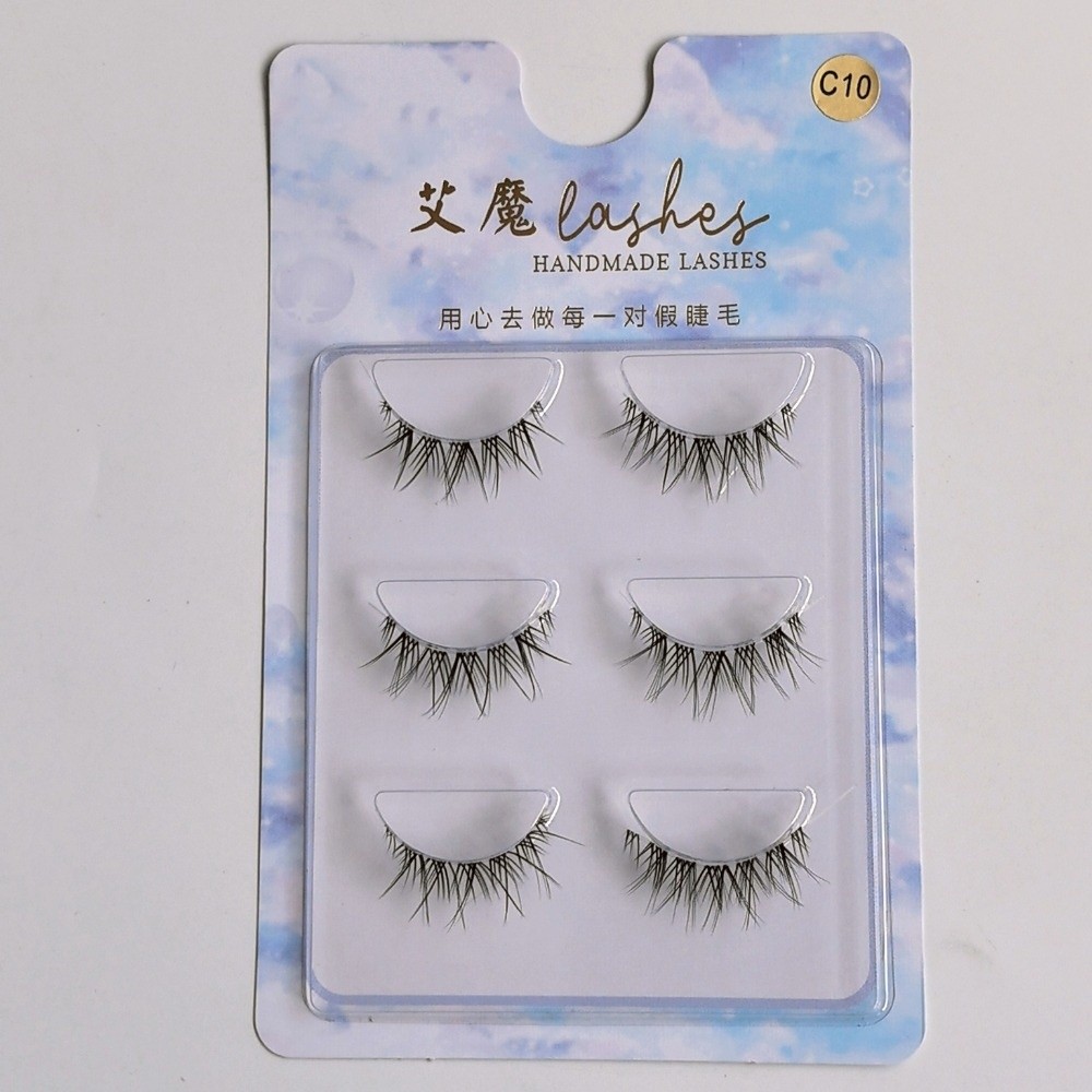 Natural Look False Eyelashes 3 - Eyelash Extension Japanese ulasan dan harga