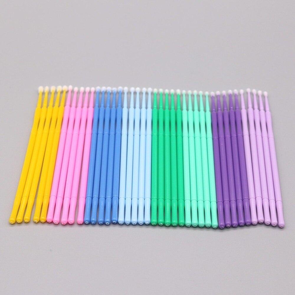 100pcs/lot Micro Brushes Make  - Eyelash Extension For Beginners ulasan dan harga