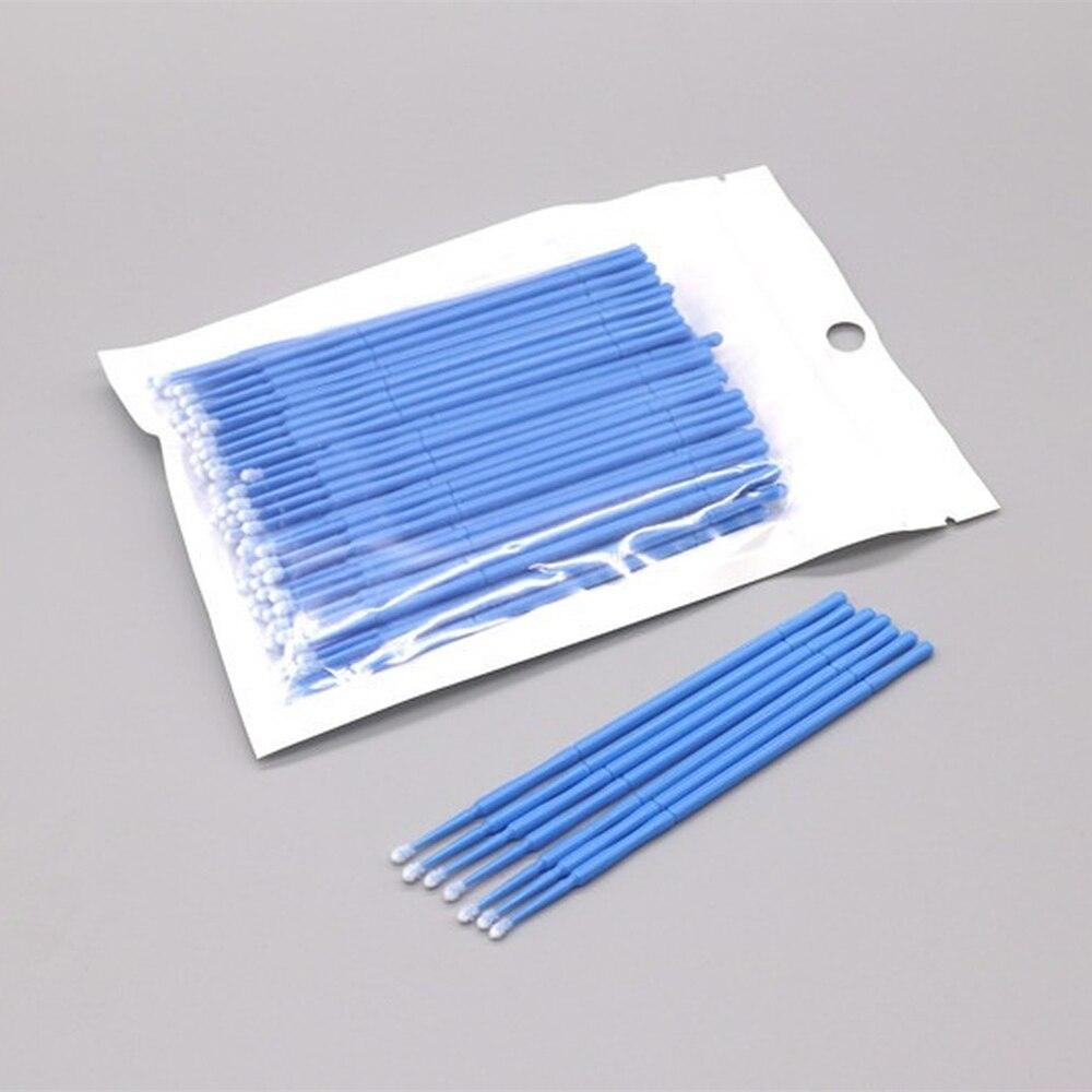 100pcs/lot Micro Brushes Make  - Eyelash Extension For Beginners ulasan dan harga