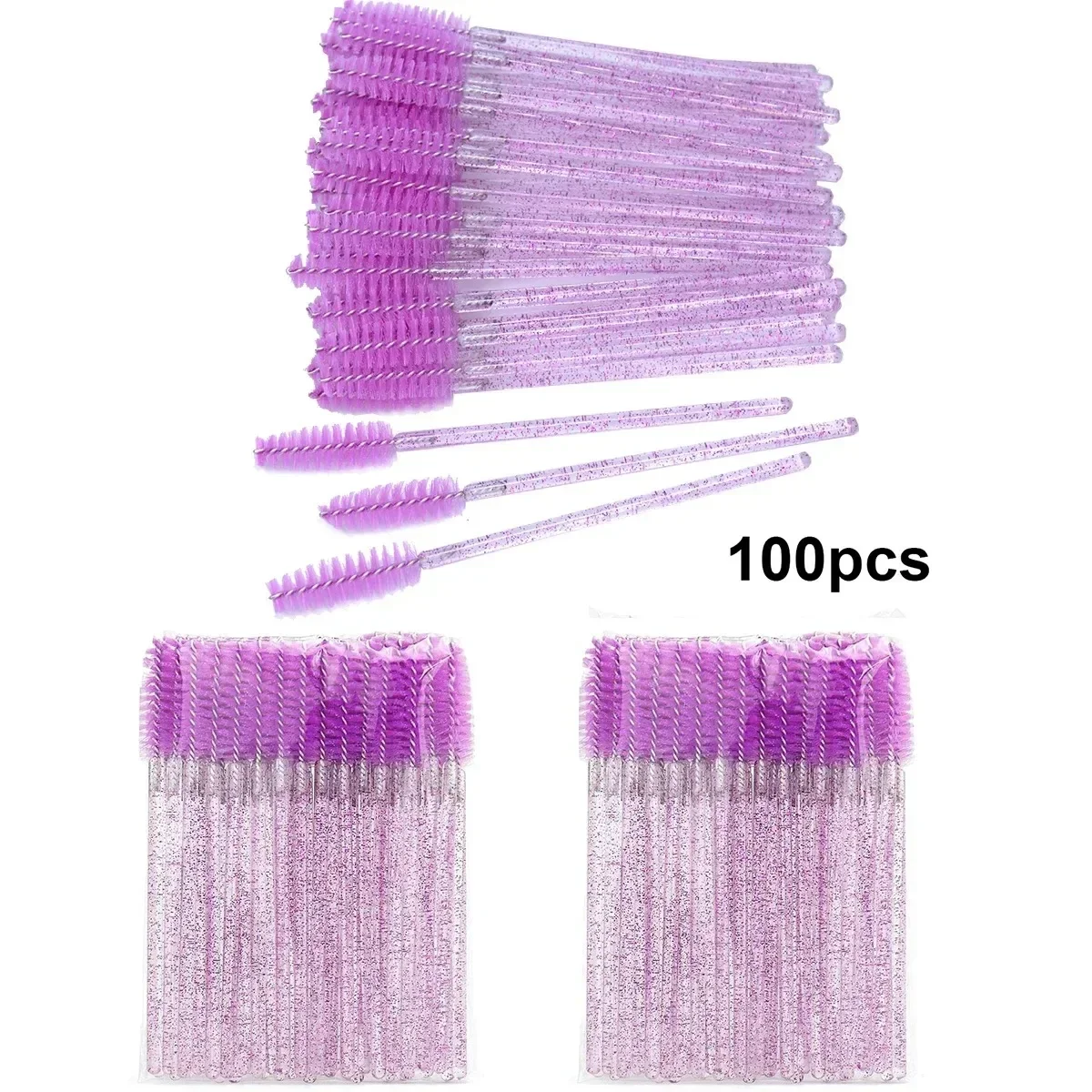 Wholesale 100pcs Disposable Ey - Eyelash Extension For Beginners ulasan dan harga