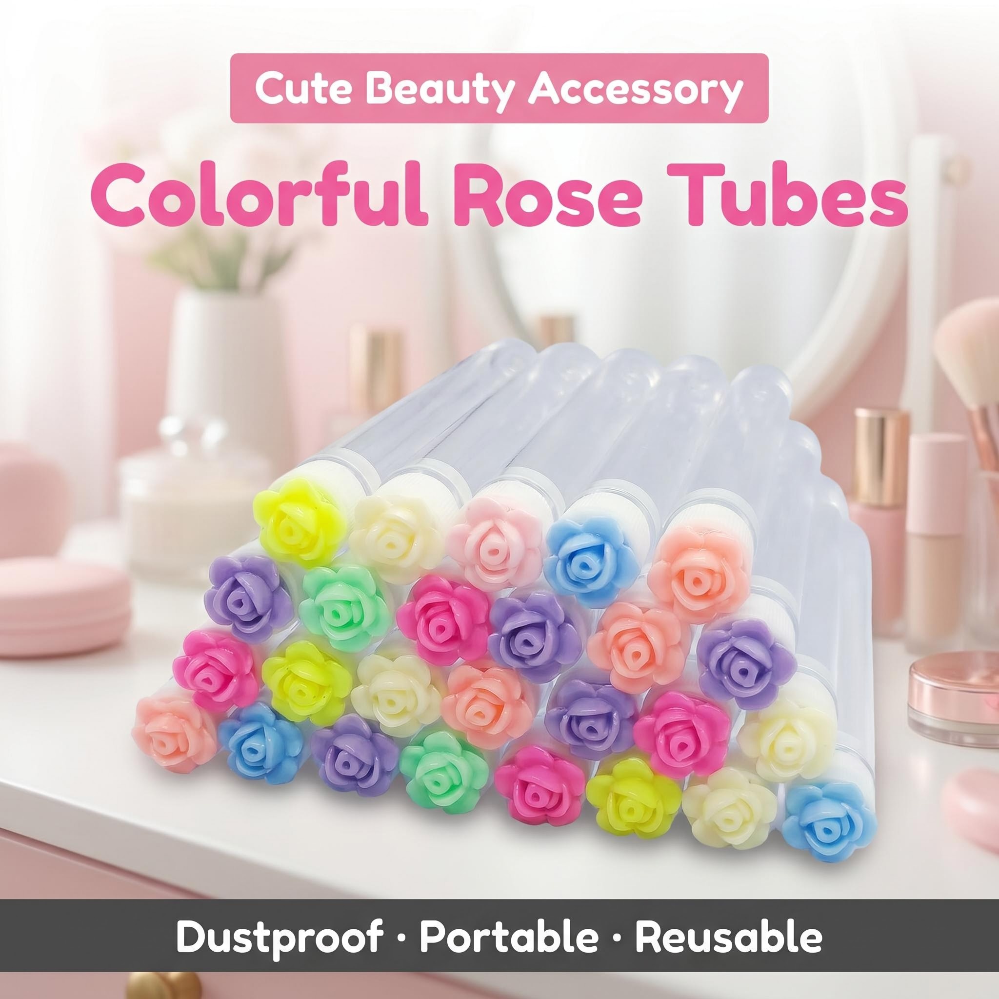 50pcs Reusable Rose Eyelash Br - Eyelash Extension For Beginners ulasan dan harga