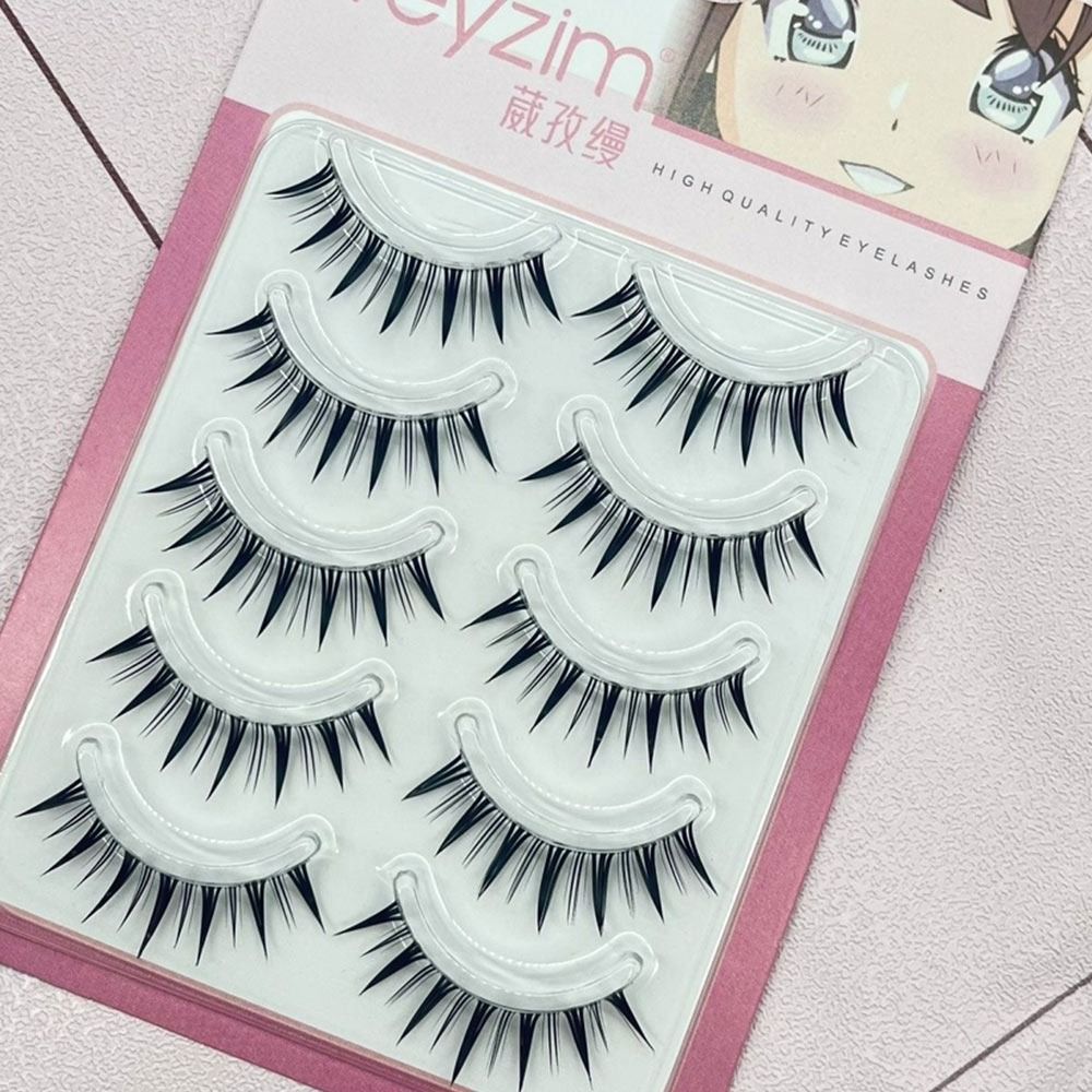 5 Pairs Pack Japanese Cosplay  - Eyelash Extension Japanese ulasan dan harga