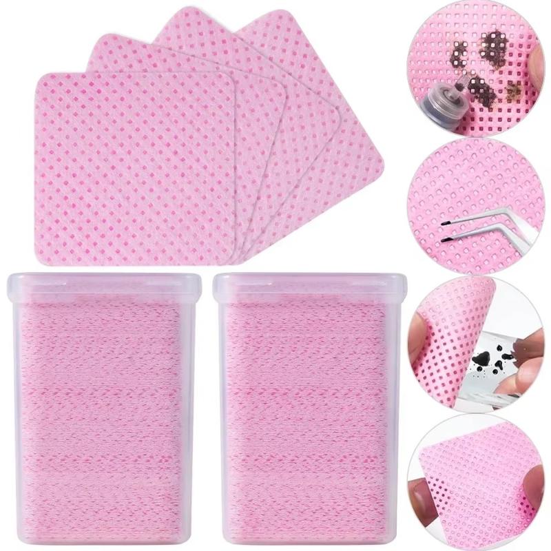 200Pcs Lint‑Free Nail Wipes Ey - Eyelash Extension Removal ulasan dan harga
