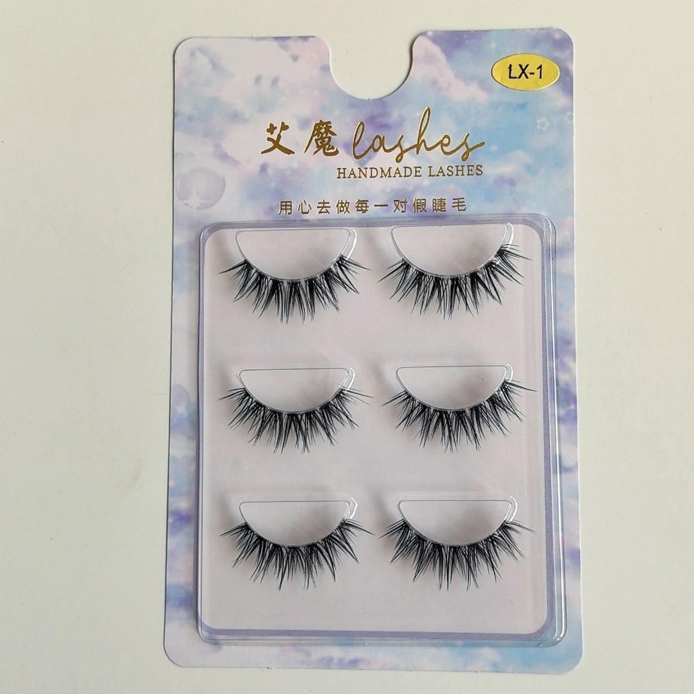 Natural Look False Eyelashes J - Eyelash Extension Japanese ulasan dan harga