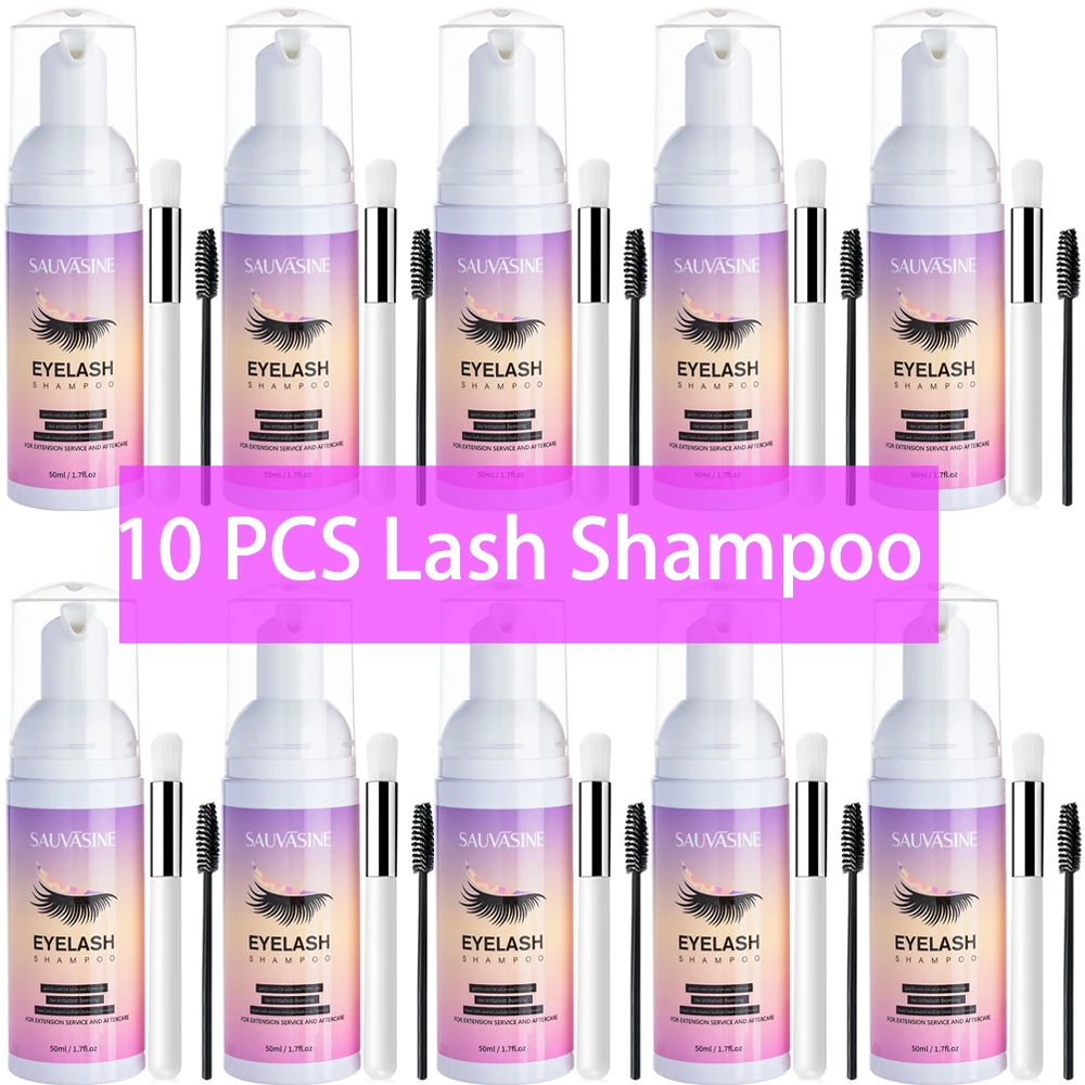 5/10PCS 50ML Eyelash Extension - Eyelash Extension Wash Kit ulasan dan harga