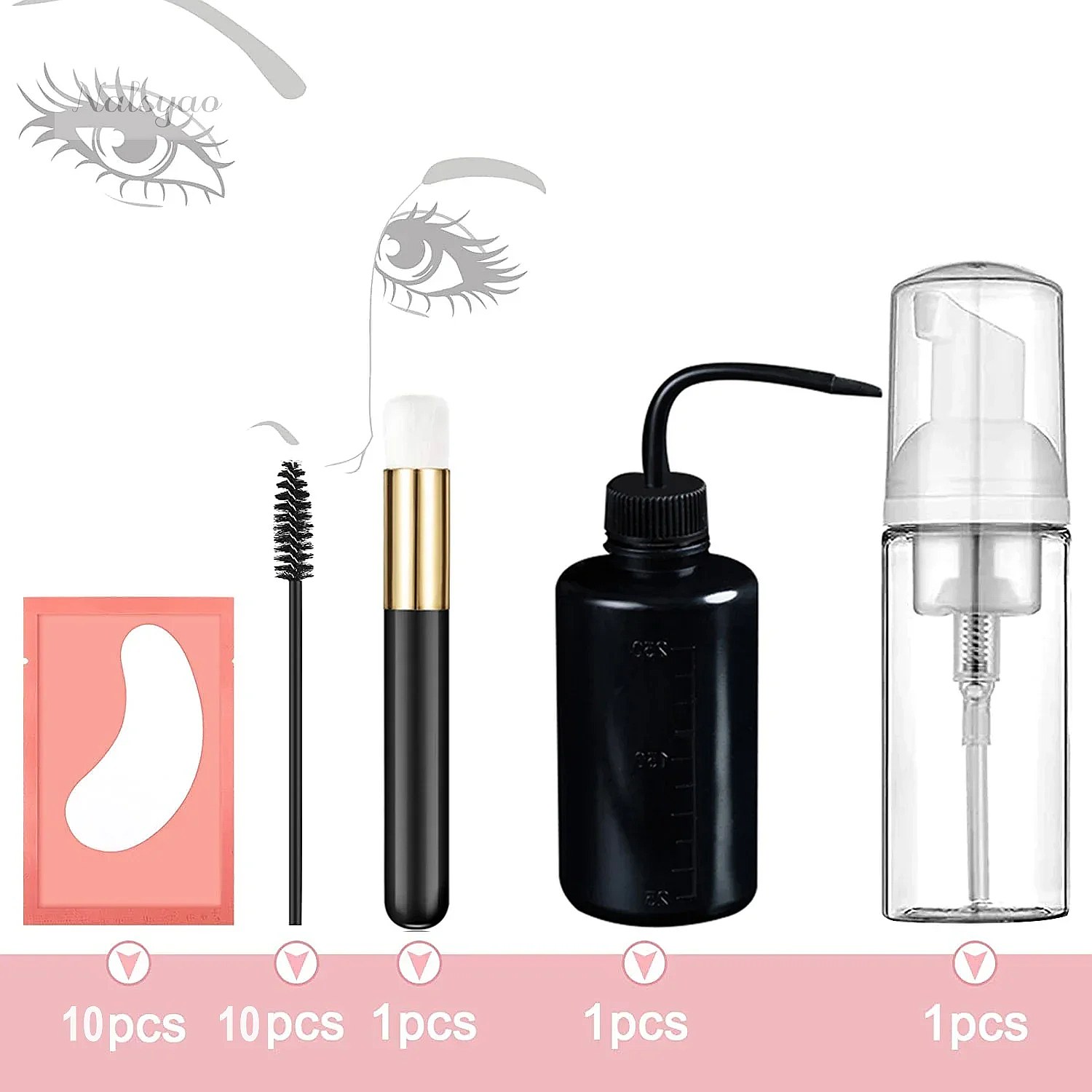 Eyelash Extension Cleaning Kit - Eyelash Extension Wash Kit ulasan dan harga