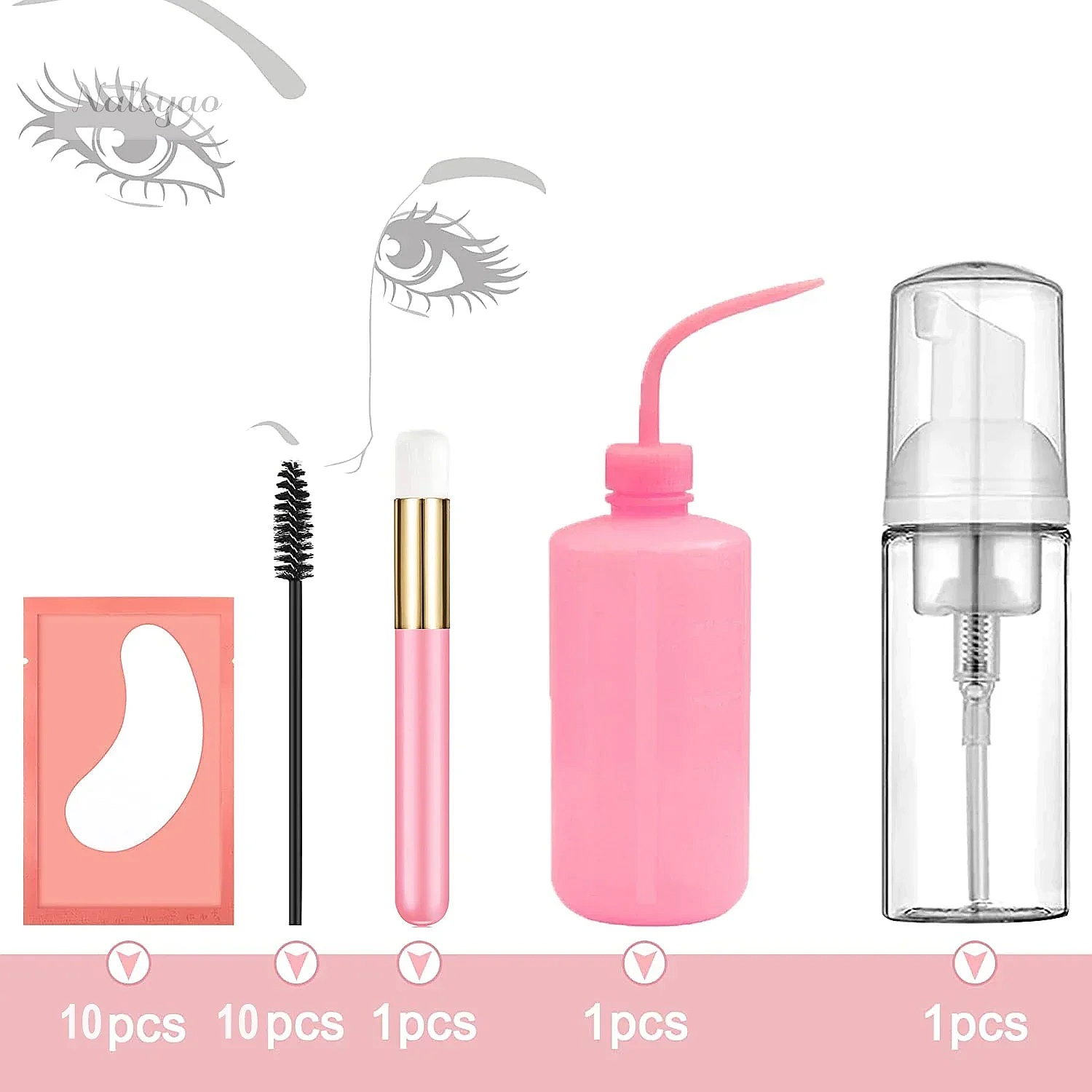 Eyelash Extension Cleaning Kit - Eyelash Extension Wash Kit ulasan dan harga
