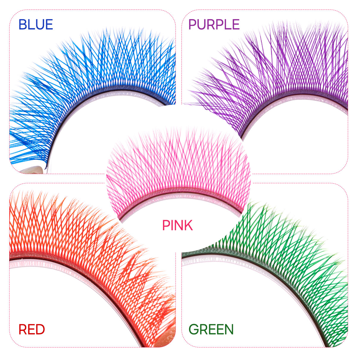 ARISON Mixed Color YY Lashes P - Eyelash Extension Double Volume ulasan dan harga