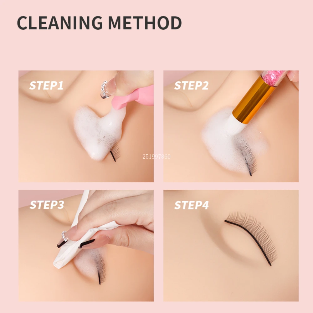 60ml Refillable Leakproof Empt - Eyelash Extension Wash Kit ulasan dan harga