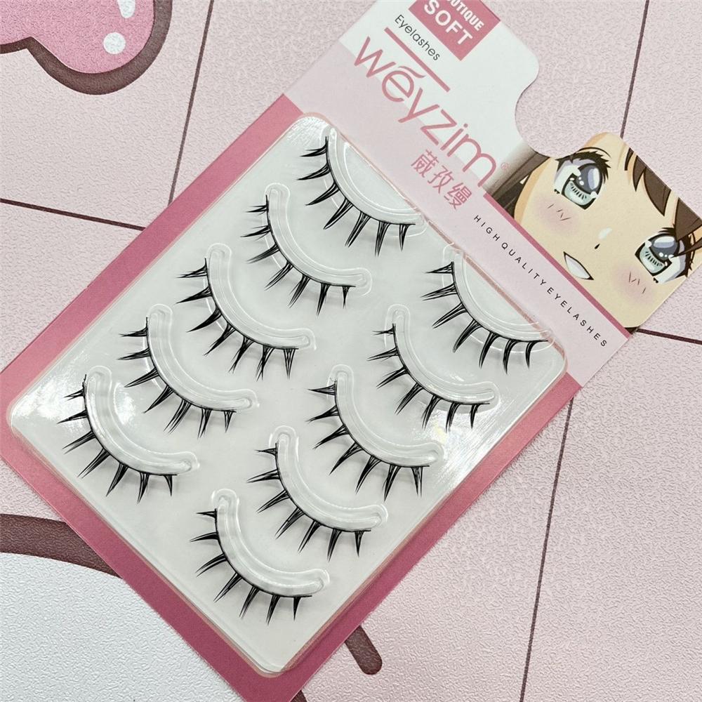 5 Pairs Pack Japanese Cosplay  - Eyelash Extension Japanese ulasan dan harga