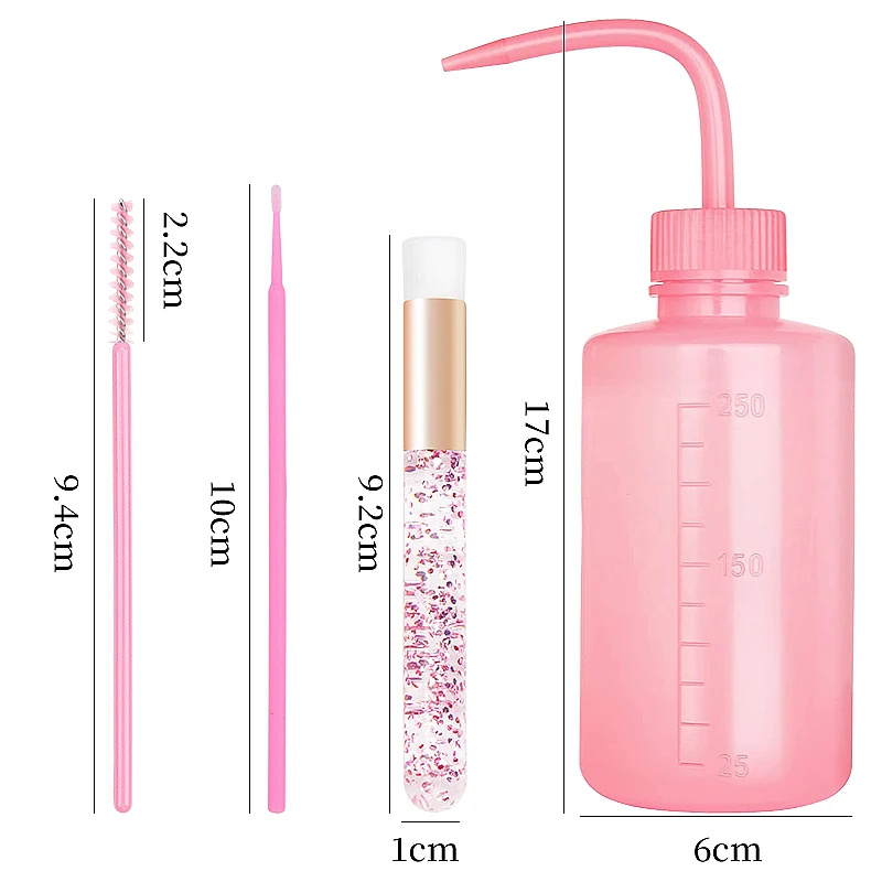 153pcs/Set Eyelash Extension S - Eyelash Extension Wash Kit ulasan dan harga