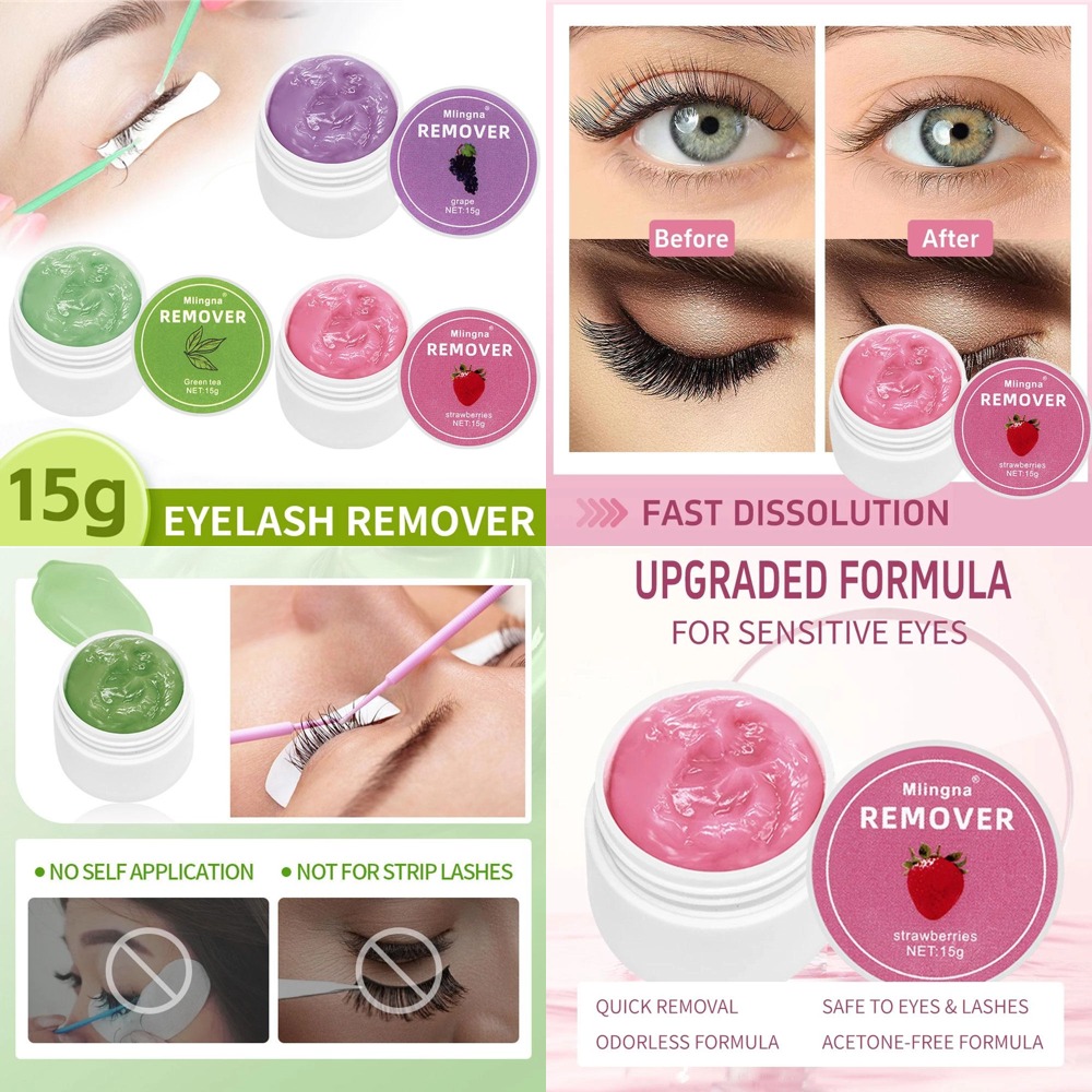 1pcs Eyelash Glue Remover Crea - Eyelash Extension Removal ulasan dan harga