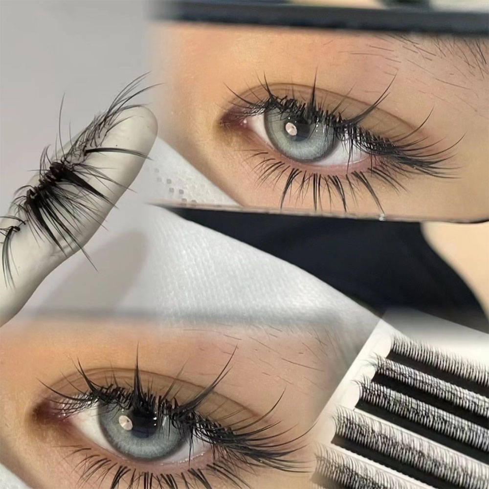 5D Wild Double-layer Eyelashes - Eyelash Extension Double Volume ulasan dan harga