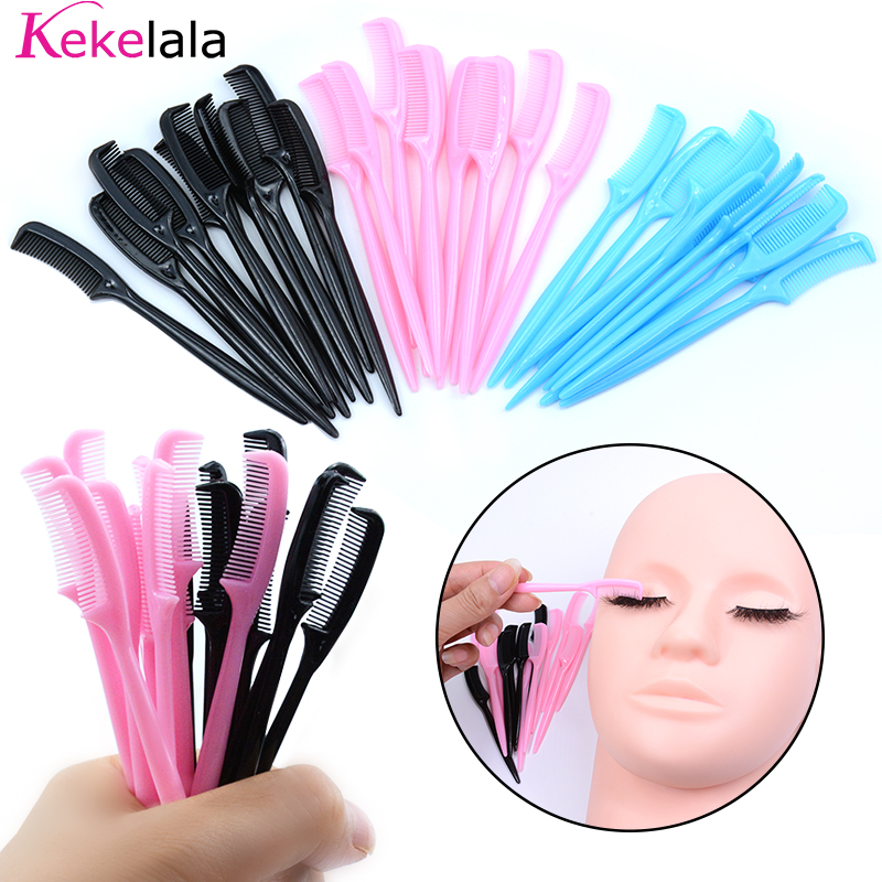 10Pcs Mini Eyelash Combs Small - Eyelash Extension For Beginners ulasan dan harga
