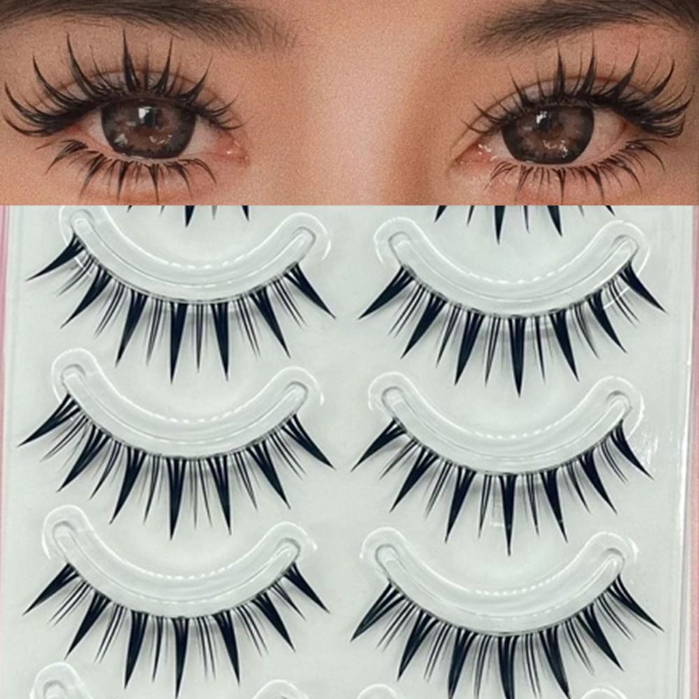 5 Pairs Pack Japanese Cosplay  - Eyelash Extension Japanese ulasan dan harga