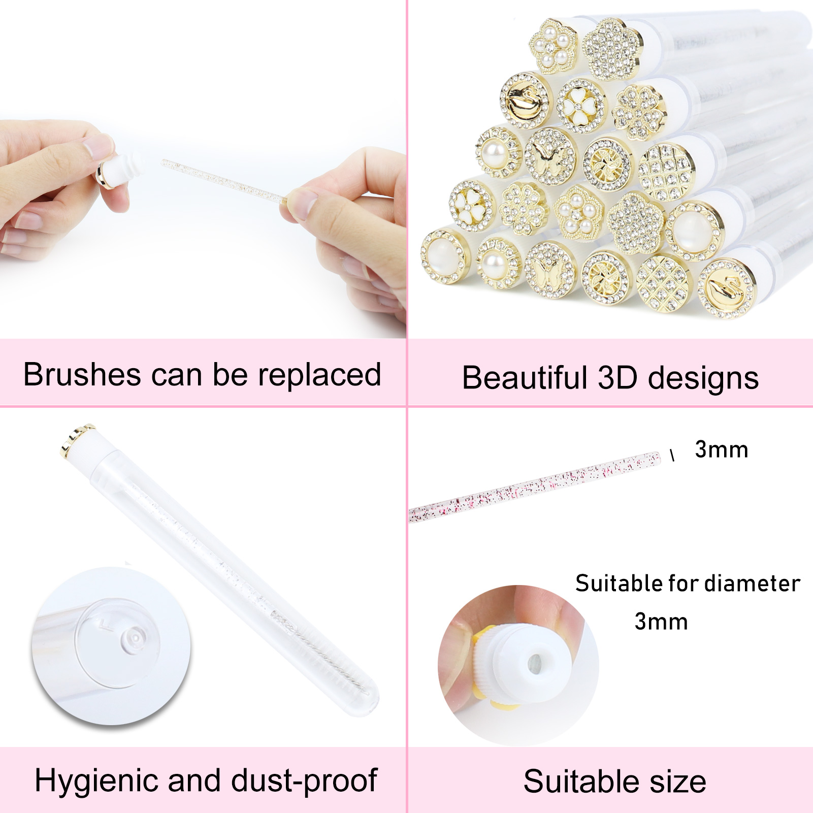 Mascara Wands Tube 30pcs Reusa - Eyelash Extension For Beginners ulasan dan harga