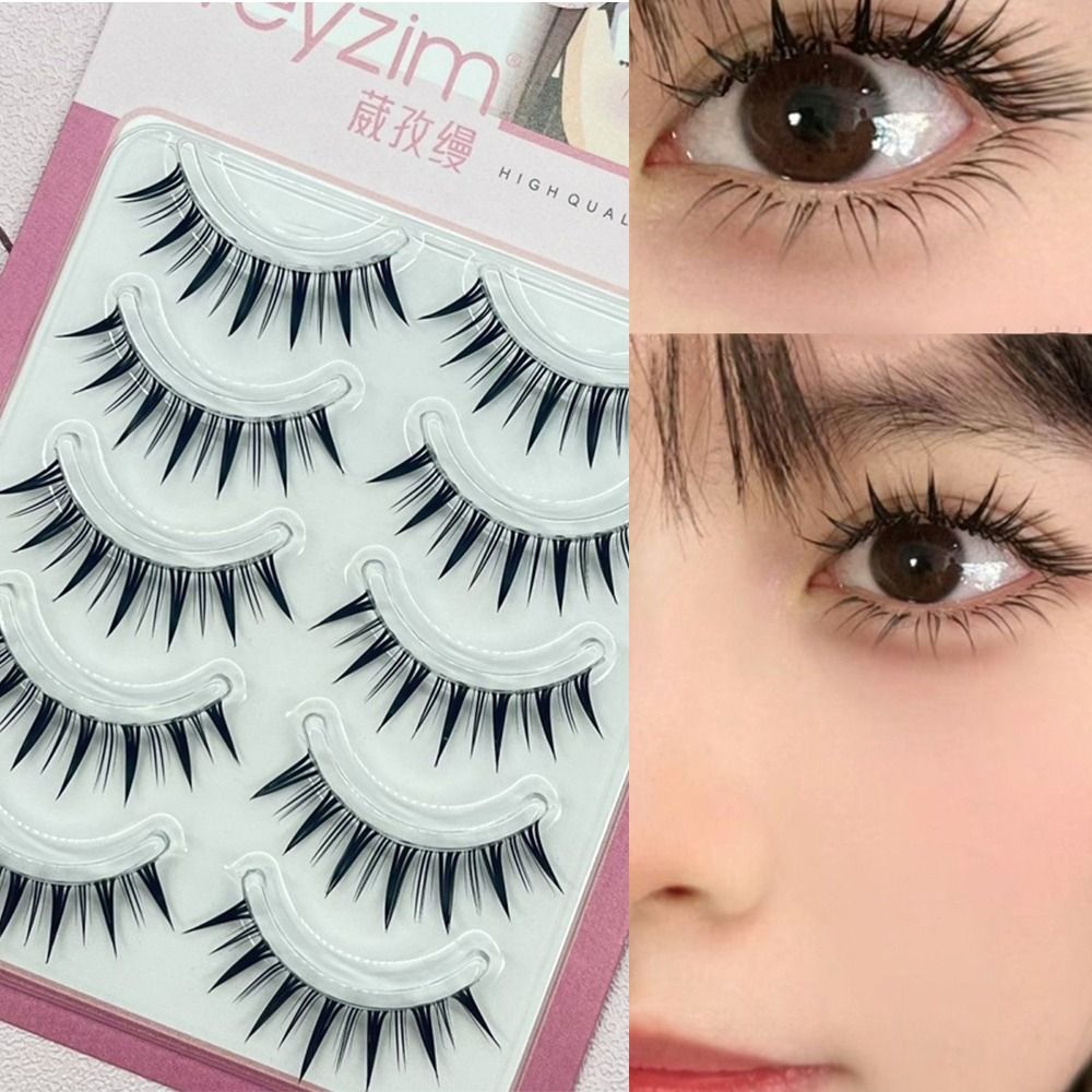 5 Pairs Pack Japanese Cosplay  - Eyelash Extension Japanese ulasan dan harga