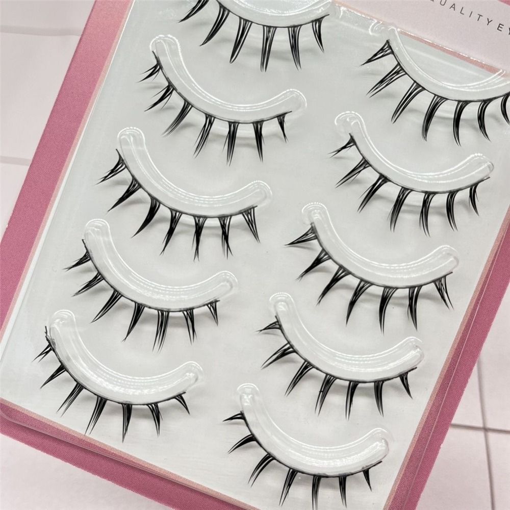 5 Pairs Pack Japanese Cosplay  - Eyelash Extension Japanese ulasan dan harga